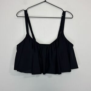 Torrid Wireless Straight Flounce Bikini Top 2